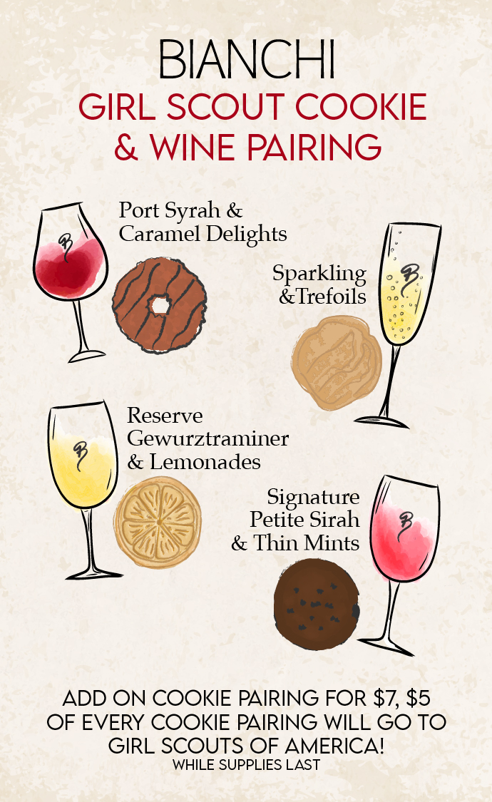 Girl Scout Cookie & Wine Pairing